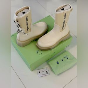 New Off-White “FOR RAINY DAYS” women’s boots